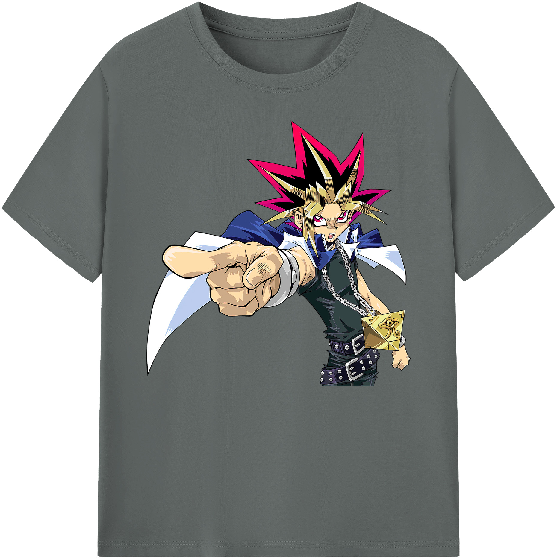 （画像用） 遊☆戯☆王 Yu-Gi-Oh! 綿100％ メンズ半袖Tシャツ｜肌触りやわらか＆通気性